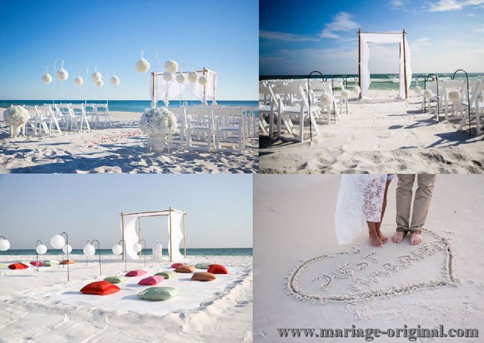 ceremonie-plage-blanc-coussins-lanternes